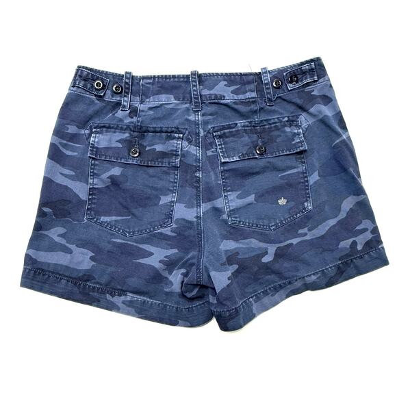G1 Goods Clothing Shorts Blue Size 2 Camouflage Pattern Utility Peace Issue - Picture 2 of 9